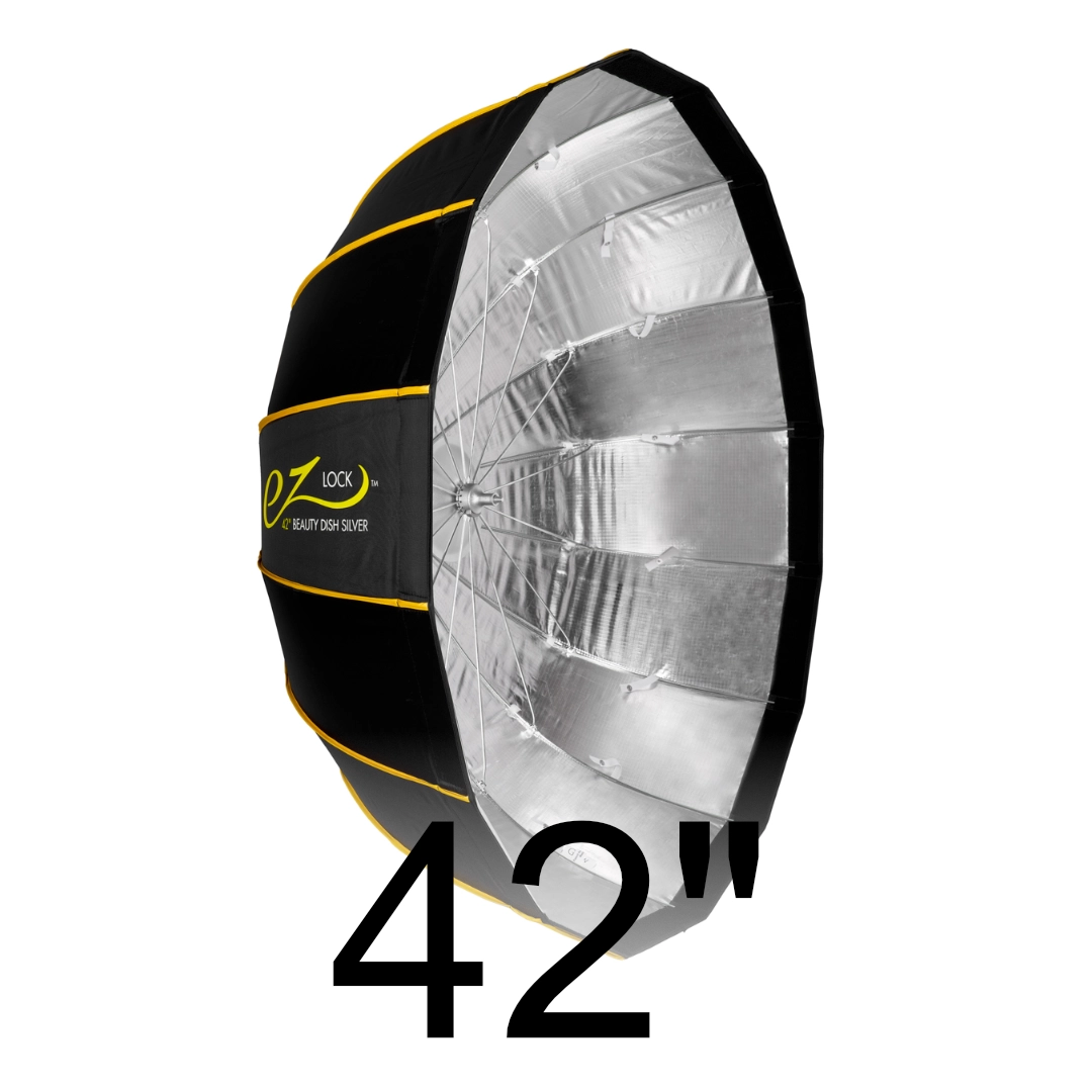 Glow EZ Lock Collapsible Silver Beauty Dish (42